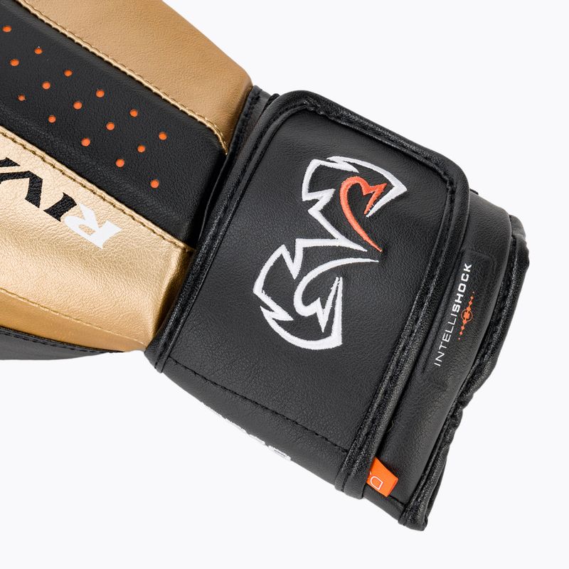 Mănuși de box Rival RB10 Intelli-Shock Bag black/gold 6