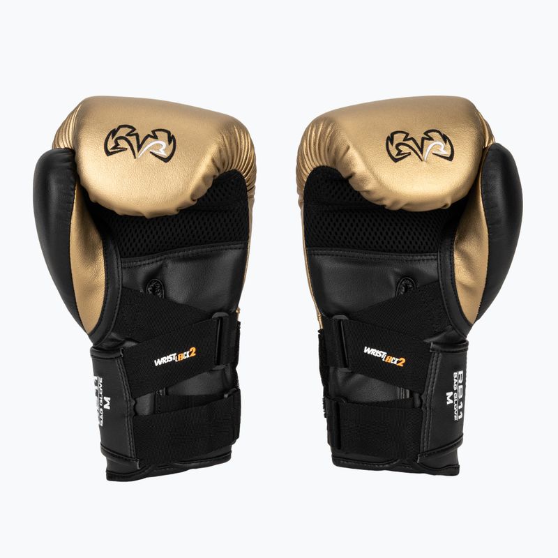 Mănuși de box Rival RB11 gold 3
