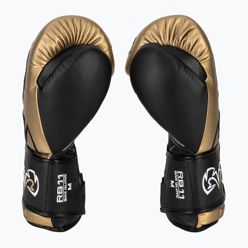 Mănuși de box Rival RB11 gold 4