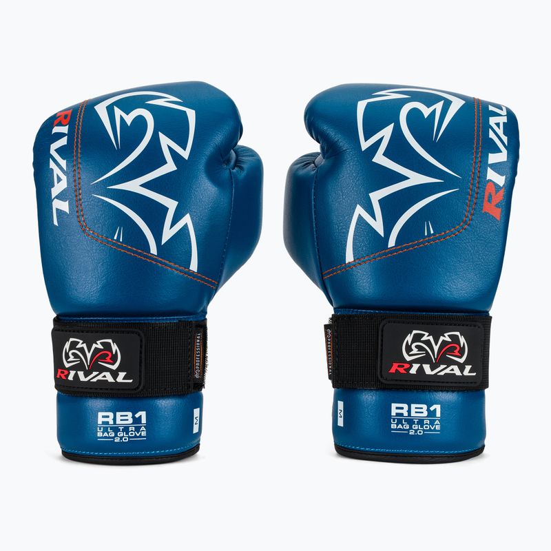 Mănuși de box Rival RB1 Ultra Bag 2.0 blue