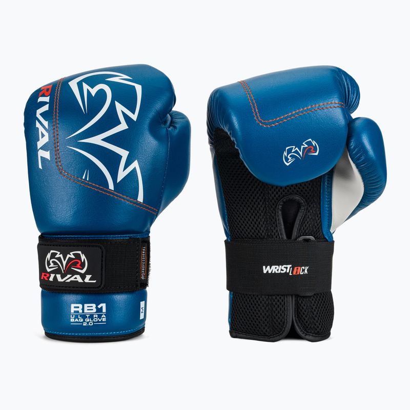 Mănuși de box Rival RB1 Ultra Bag 2.0 blue 2