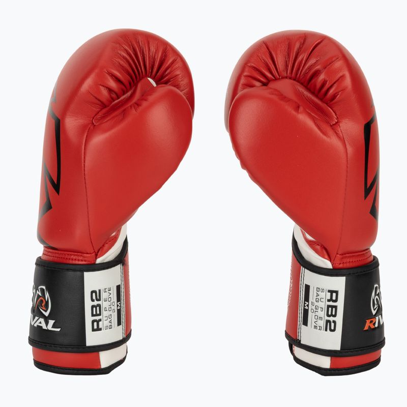 Mănuși de box MMA Rival RB2 Super Bag 2.0 red 4