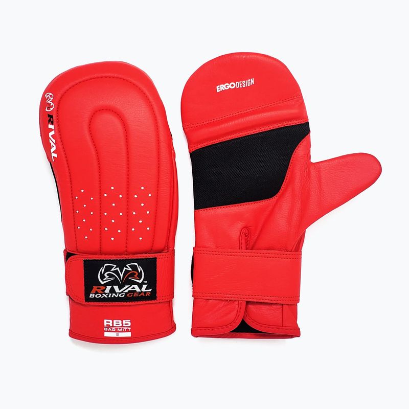 Mănuși de box Rival RB5 Bag Mitts red