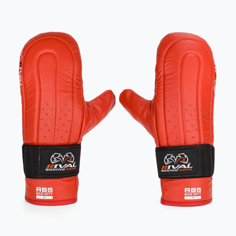 Mănuși de box Rival RB5 Bag Mitts red 2