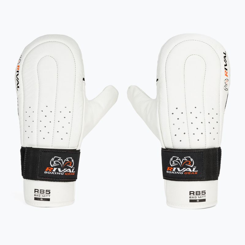 Mănuși de box Rival RB5 Bag Mitts white 2