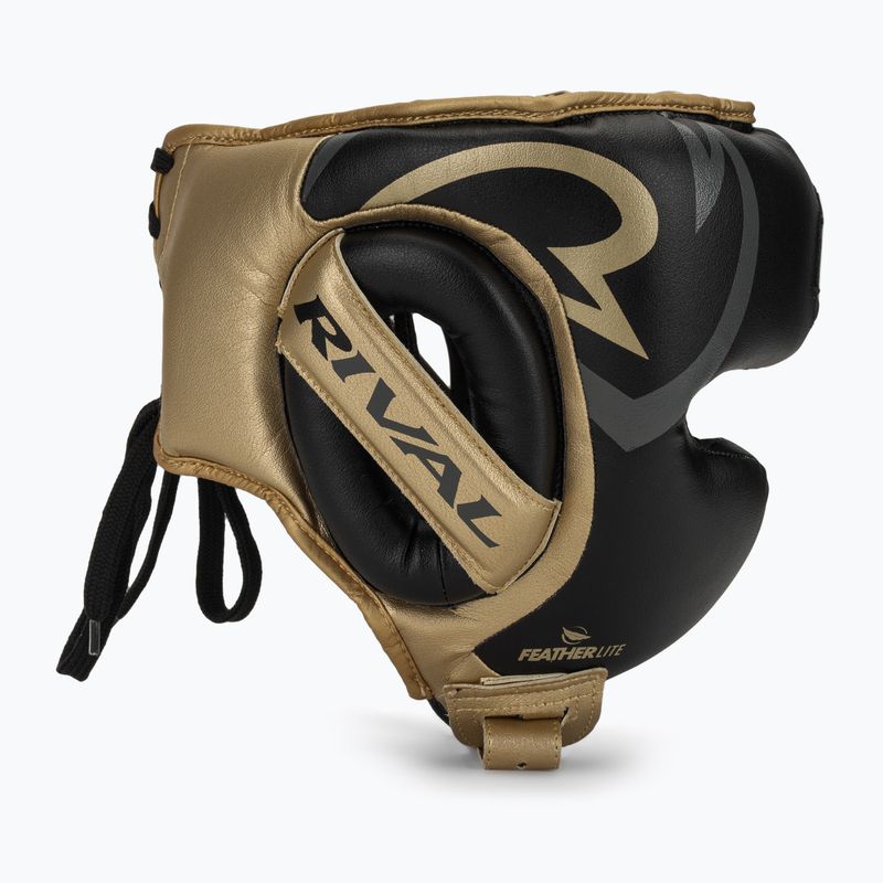 Cască de box Rival RHG100 Professional Headgear black/gold 2
