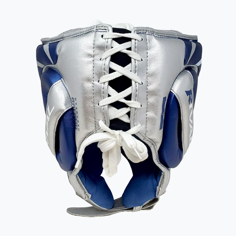 Cască de box Rival RHG100 Professional Headgear blue/silver 3