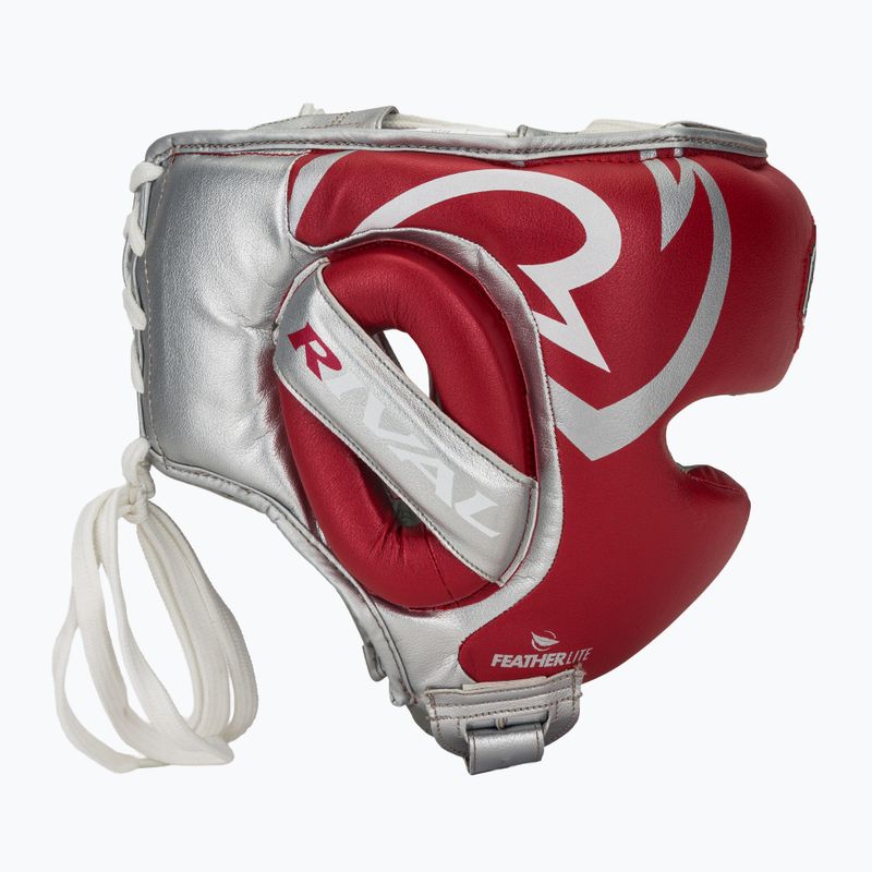 Cască de box Rival RHG100 Professional Headgear red/silver/grey 2