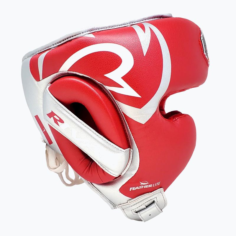 Cască de box Rival RHG100 Professional Headgear red/silver/grey 4
