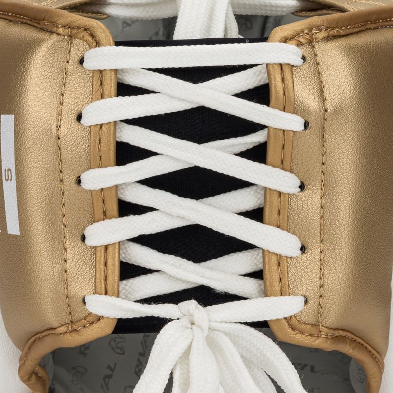 Cască de box Rival RHG100 Professional Headgear white/gold 5