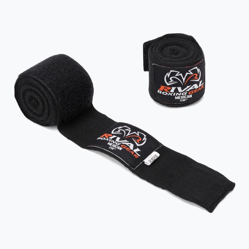 Bandaje de box Rival Mexican Handwraps black
