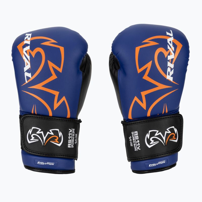 Mănuși de box Rival RS11V Professional blue 2
