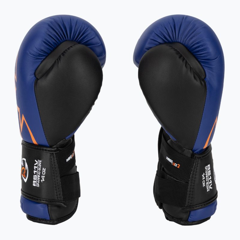 Mănuși de box Rival RS11V Professional blue 4