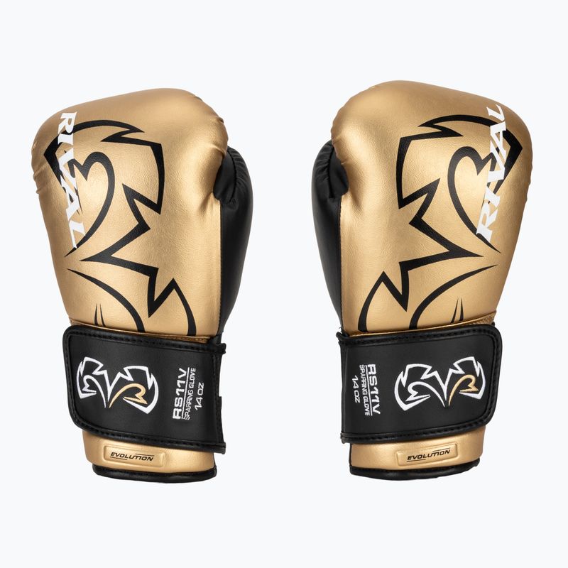 Mănuși de box Rival RS11V Evolution gold 2