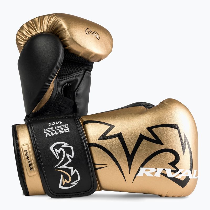 Mănuși de box Rival RS11V Evolution gold 2