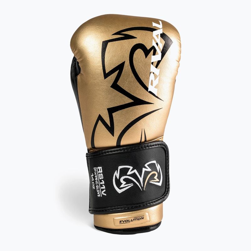 Mănuși de box Rival RS11V Evolution gold 3