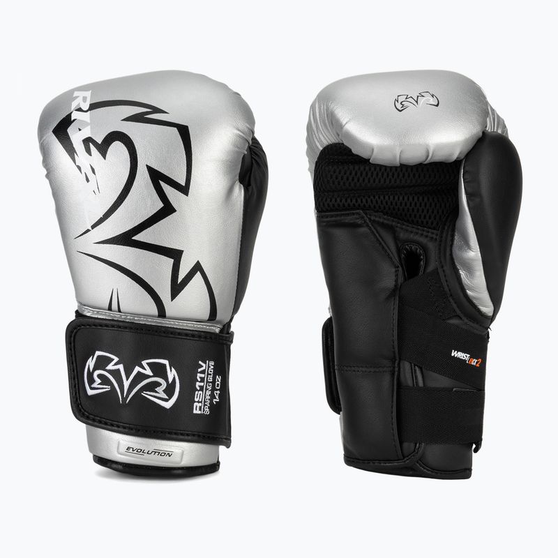 Mănuși de box Rival RS11V Professional silver
