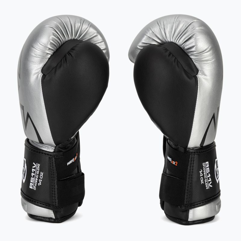 Mănuși de box Rival RS11V Professional silver 4