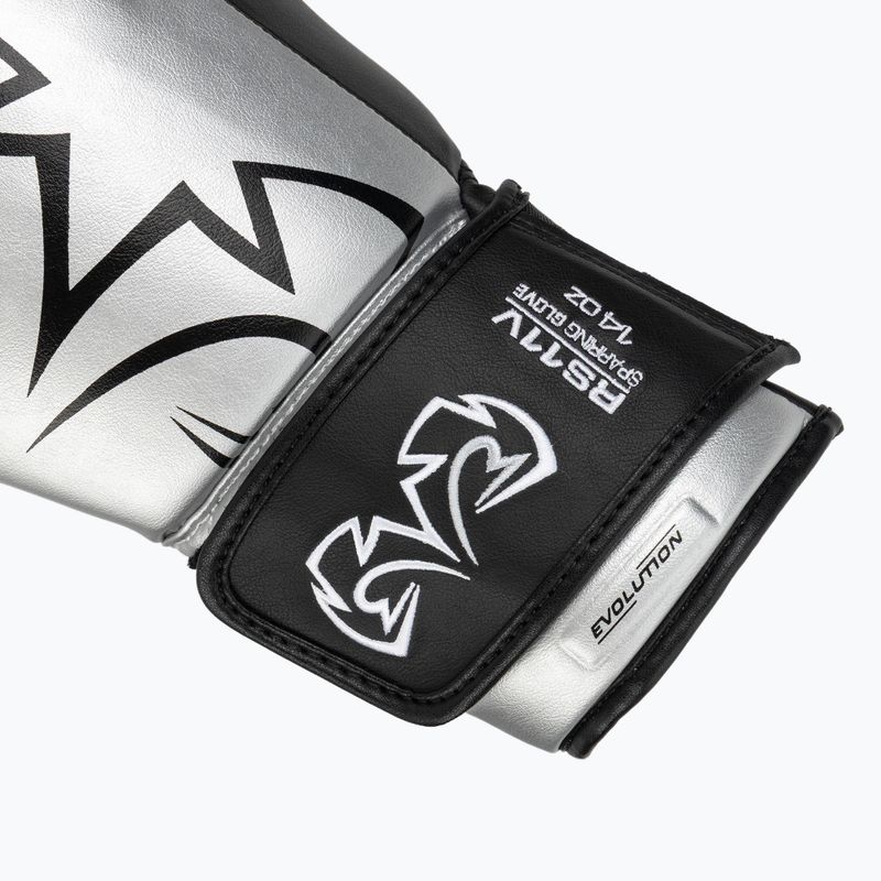 Mănuși de box Rival RS11V Professional silver 6