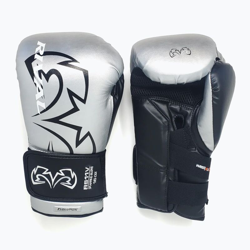 Mănuși de box Rival RS11V Professional silver