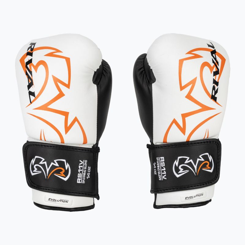Mănuși de box Rival RS11V Professional white 2
