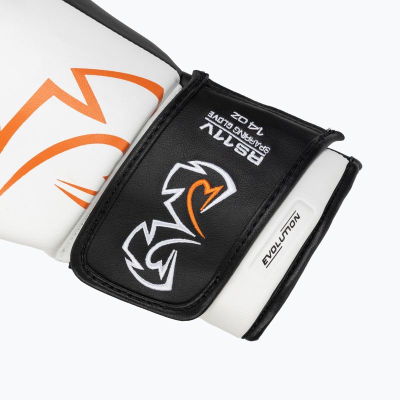 Mănuși de box Rival RS11V Professional white 6