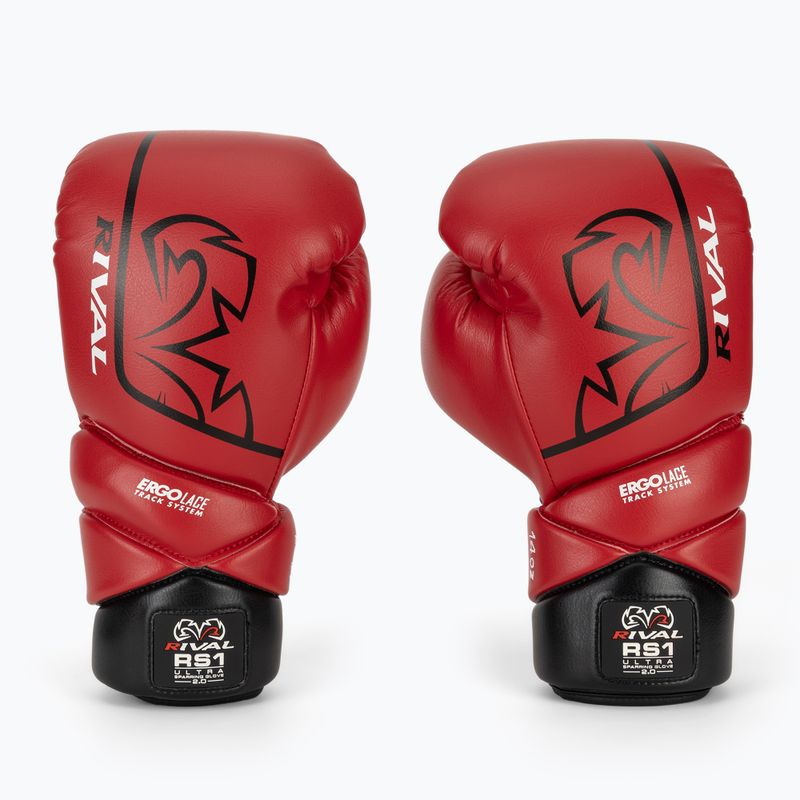 Mănuși de box Rival RS1 Ultra Sparring 2.0 red 2