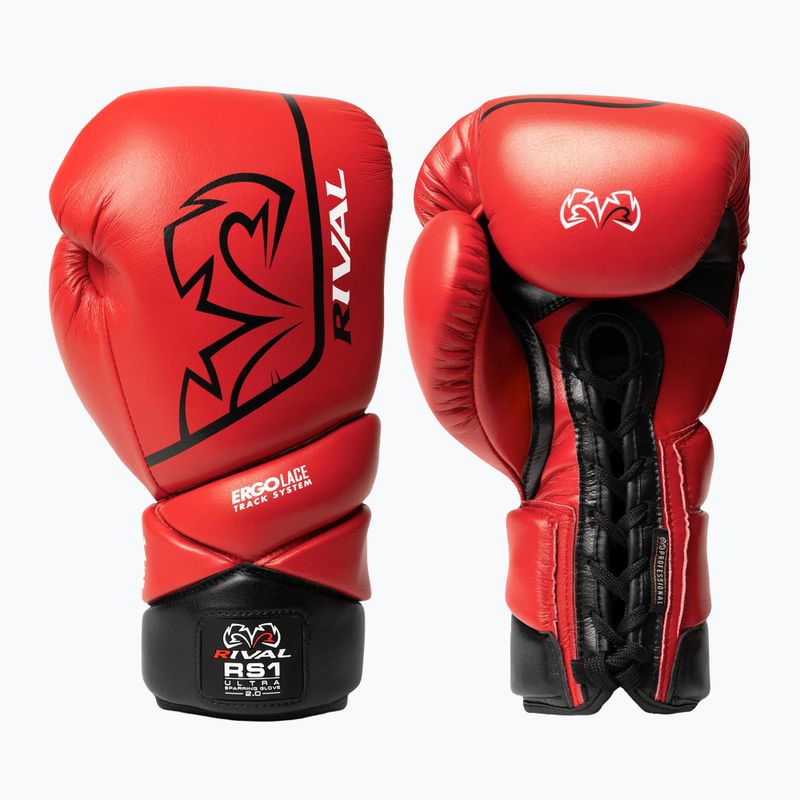 Mănuși de box Rival RS1 Ultra Sparring 2.0 red