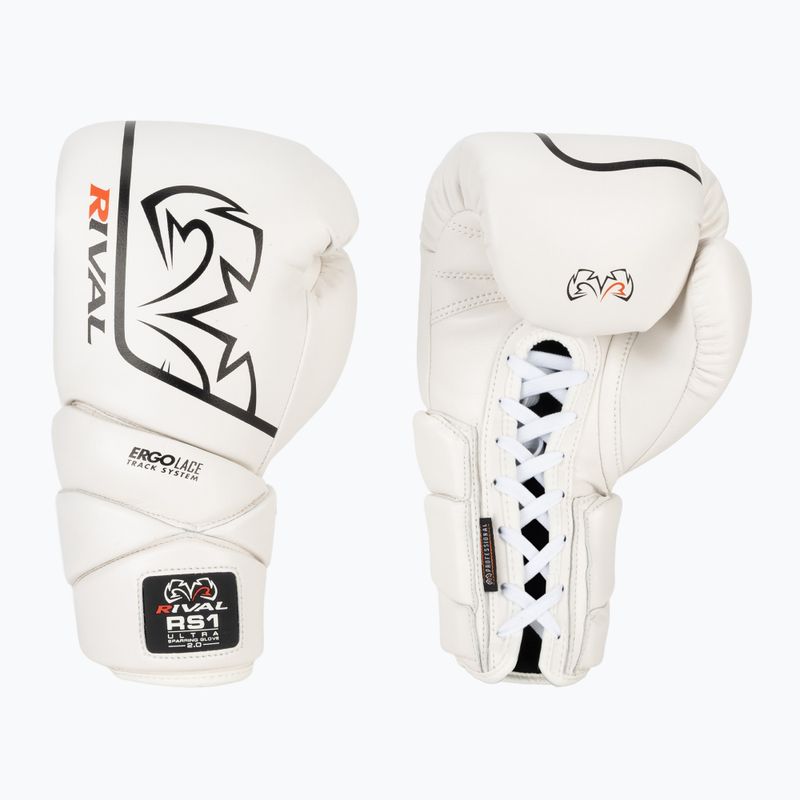 Mănuși de box Rival RS1 Ultra Sparring 2.0 white