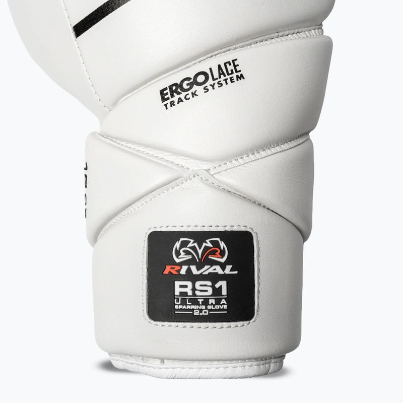 Mănuși de box Rival RS1 Ultra Sparring 2.0 white 3