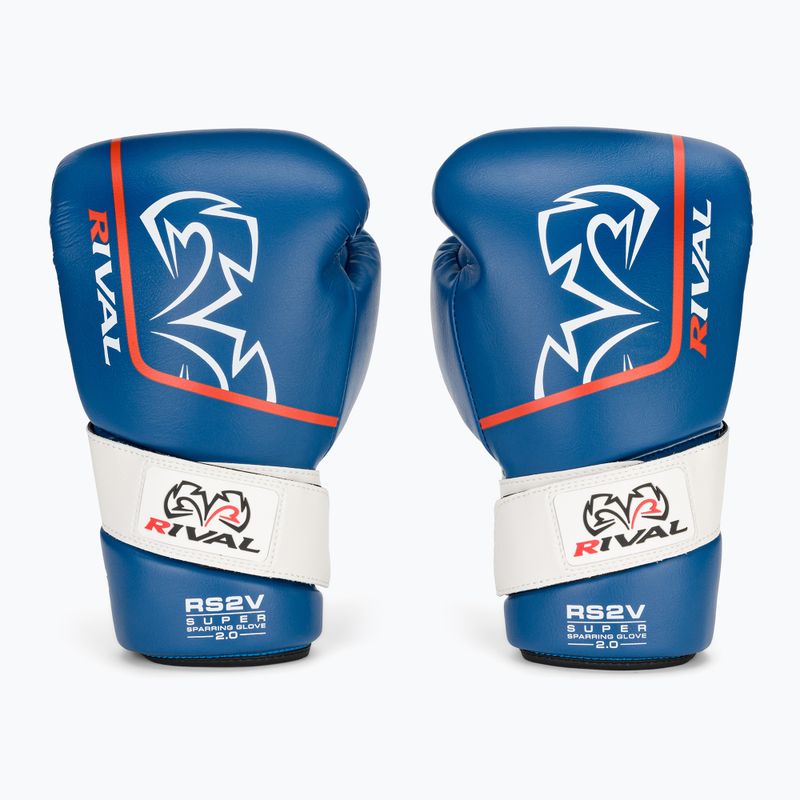 Mănuși de box Rival Super Sparring 2.0 blue 2