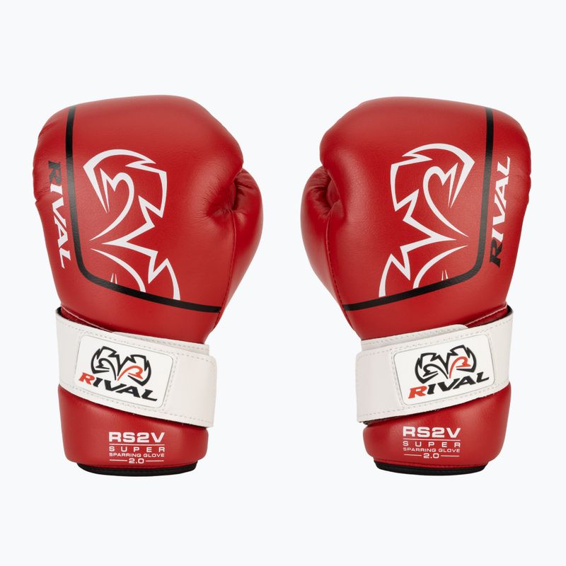 Mănuși de box Rival Super Sparring 2.0 red 2
