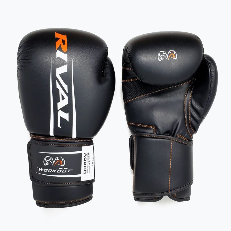 Mănuși de box Rival RS60V Workout Sparring Gloves 2.0 black