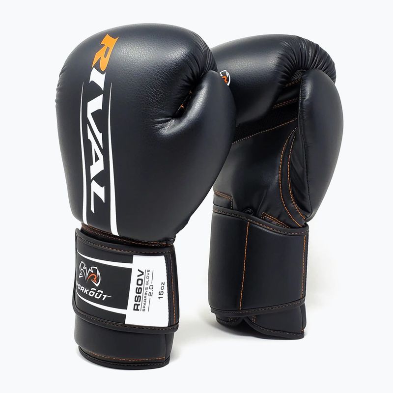 Mănuși de box Rival RS60V Workout Sparring Gloves 2.0 black 2