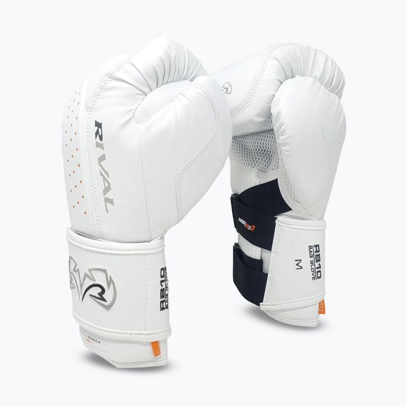Mănuși de box Rival RB10 Intelli-Shock Bag white 2