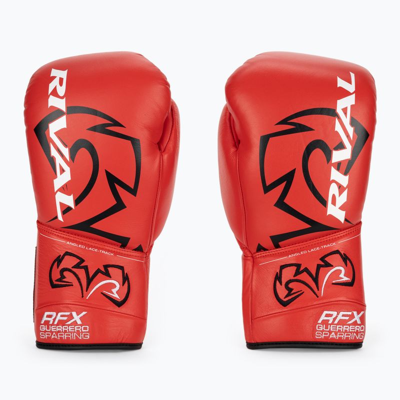 Mănuși de box Rival RFX-Guerrero Sparring -SF-H red