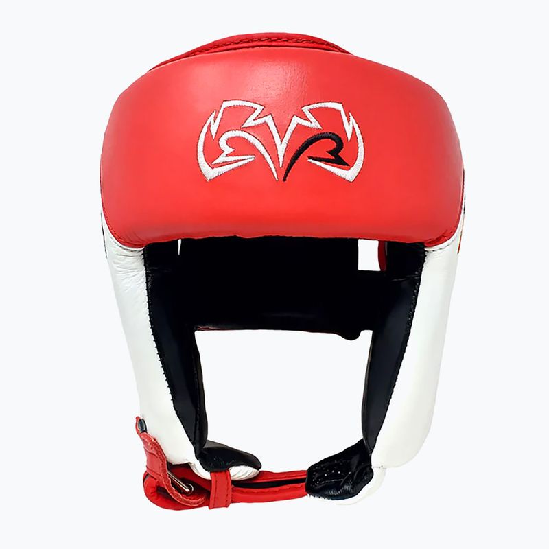 Rival Amateur competiție de box cască de box cască de protecție roșu/alb 7