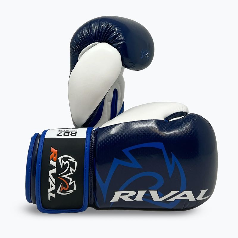 Mănuși de box Rival RB7 Fitness Plus Bag navy/white 3