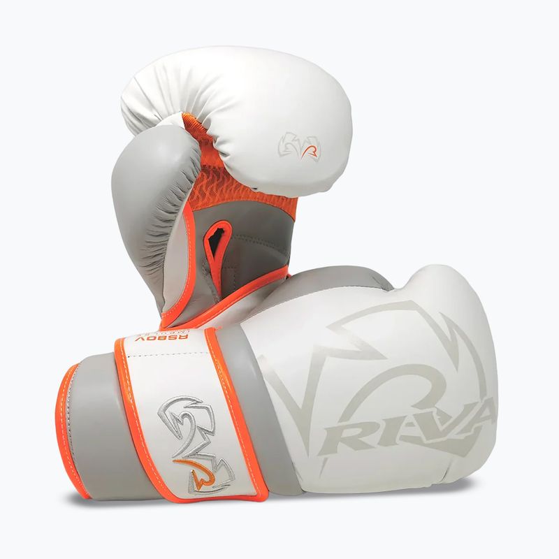 Mănuși de box Rival Impulse Sparring Gloves Gants white/orange 2