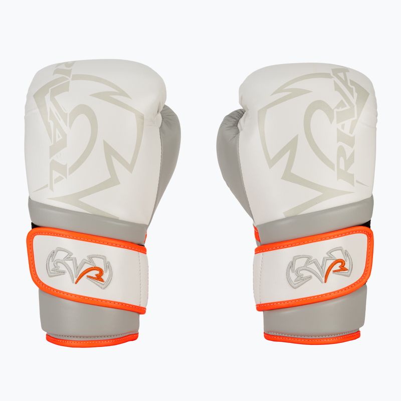 Mănuși de box Rival Impulse Sparring Gloves Gants white/orange 2