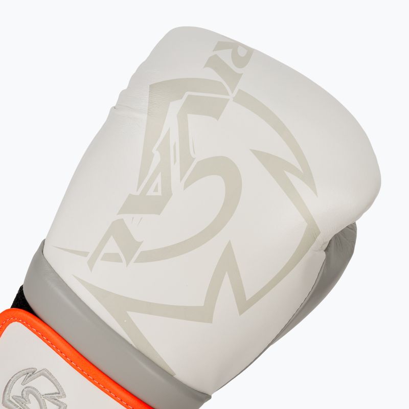 Mănuși de box Rival Impulse Sparring Gloves Gants white/orange 5