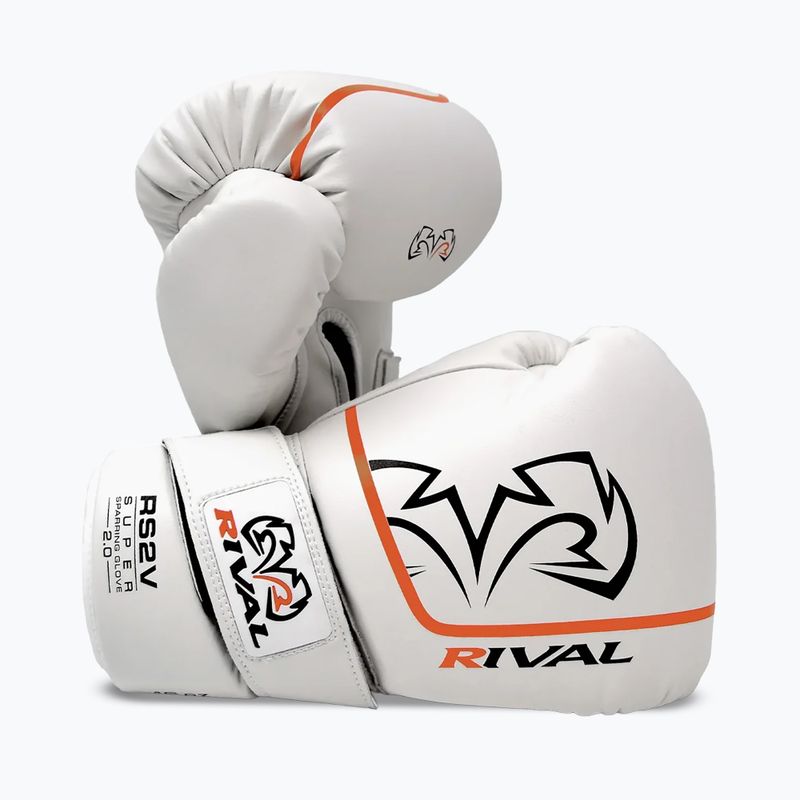 Mănuși de box Rival Super Sparring 2.0 white 2
