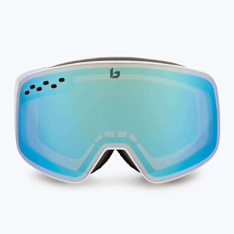 Ochelari de schi Bollé Nevada white metalic blue matte/azure 2