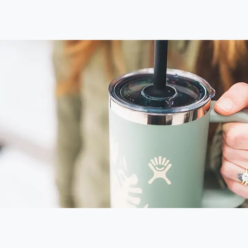 Capac Hydro Flask Medium Press-In All Around Tumbler Straw Lid clear 4