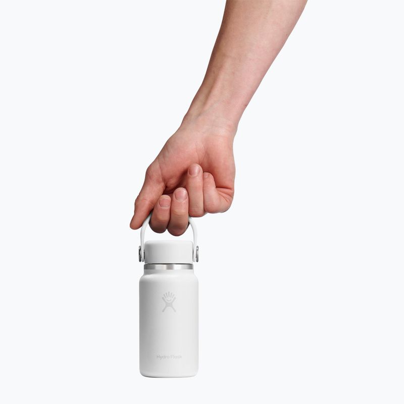 Sticlă termică Hydro Flask Micro Hydro 200 ml white 4