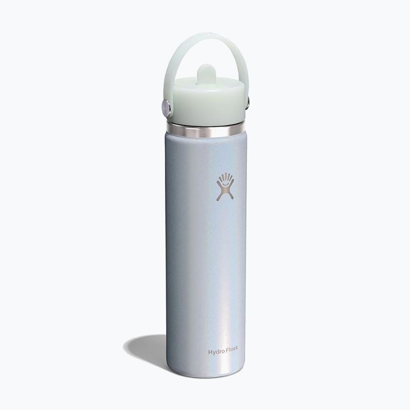 Sticlă termică Hydro Flask Wide Mouth with Flex Straw Cap 710 ml Glimmer Blue 2