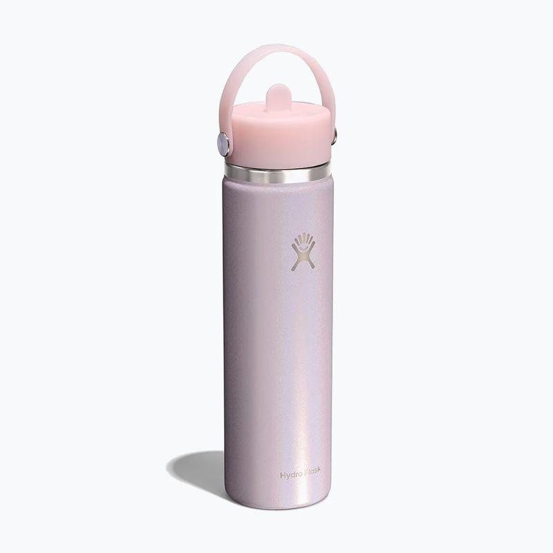 Sticlă termică Hydro Flask Wide Mouth with Flex Straw Cap 710 ml glimmer pink 2