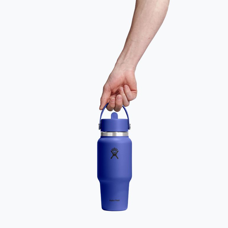 Sticlă termică Hydro Flask Wide Flex Straw Travel 621 ml capri blue 3