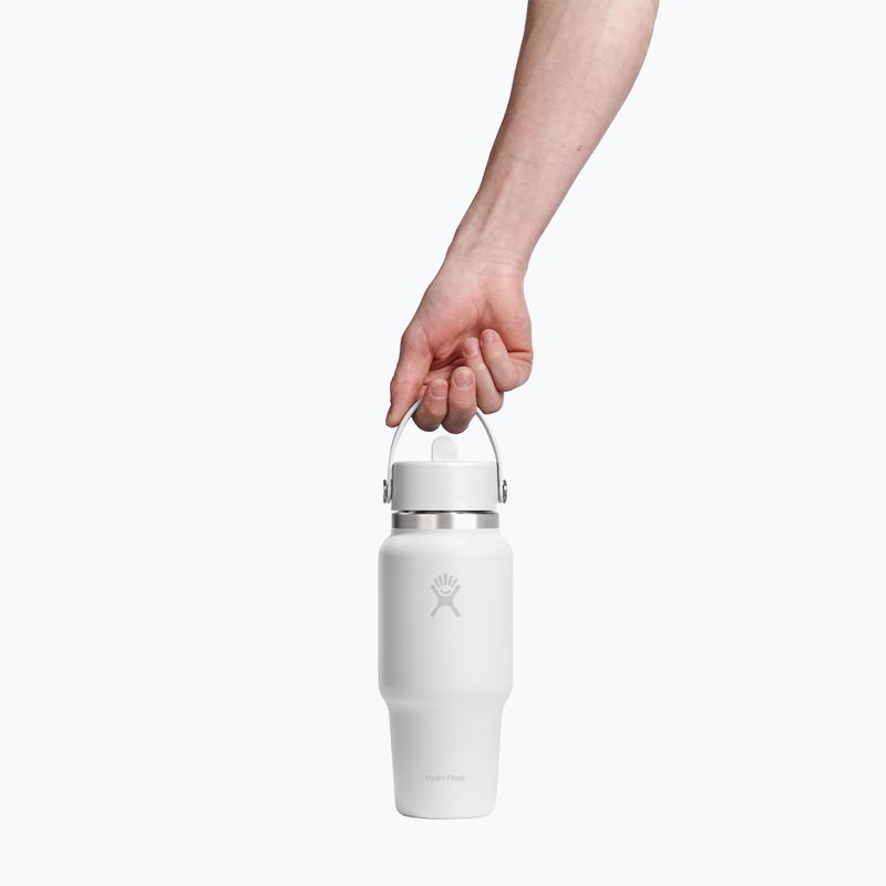 Sticlă termică Hydro Flask Wide Flex Straw Travel 621 ml white 3
