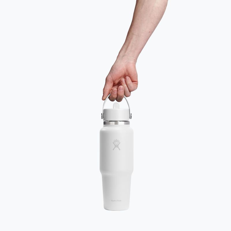 Sticlă termică Hydro Flask Wide Flex Straw Travel 946 ml white 3